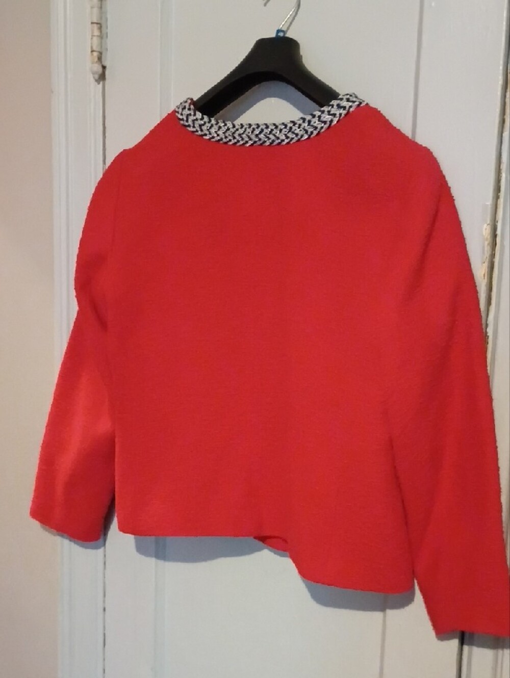 Talbots Bright Red Textured Lady Jacket - Picture 7 of 8